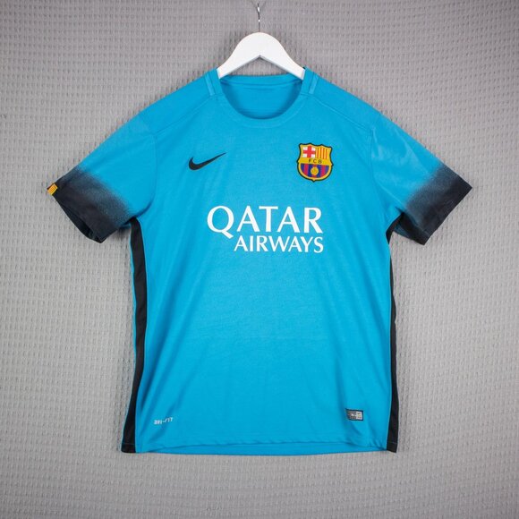 Nike FC Barcelona Third Women's Soccer Jersey 15/16 - Picture 1 of 8